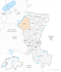 Karte Gemeinde Düdingen 2007
